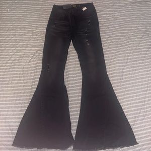 Cavender’s Bell Bottom Black Jeans